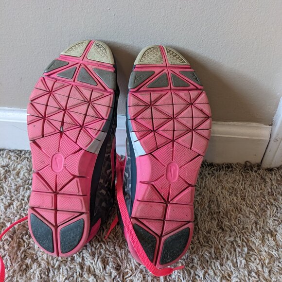 Nike Free TR Connect 2 Pink & Leopard Print Sneakers Sz 6.5 - Picture 5 of 5